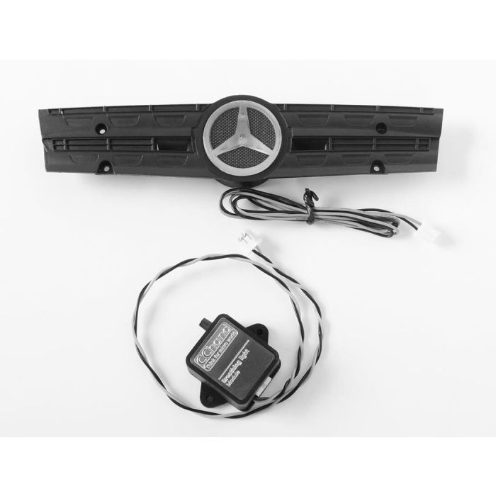 RC4WD Ambient Light Grill Logo W/Strobe Effect Unit For Mercedes-Benz Arocs 3348 6x4 Tipper Truck(A)