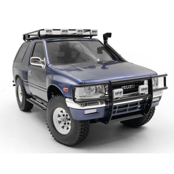 RC4WD Ranch Front Grille Guard W/Lights For Tamiya 1/10 Isuzu Mu Type X Cc-01 (Black)