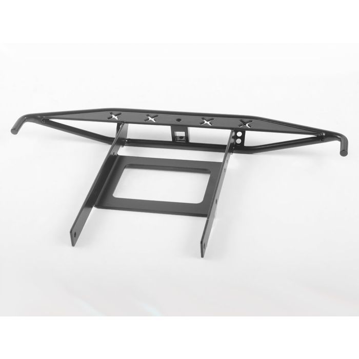 RC4WD Rough Stuff Metal Rear Bumper W/Exhaust Tips For Axial SCX10 II 1969 Chevrolet Blazer (Black)