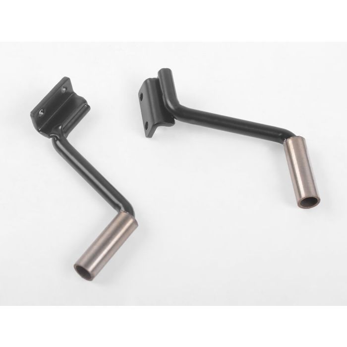 RC4WD Rough Stuff Metal Rear Bumper W/Exhaust Tips For Axial SCX10 II 1969 Chevrolet Blazer (Black)