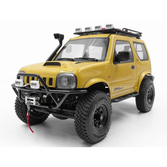 RC4WD Steel Tube Front Bumper W/Ipf Lights For MST 1/10 CMX W/ Jimny J3 Body