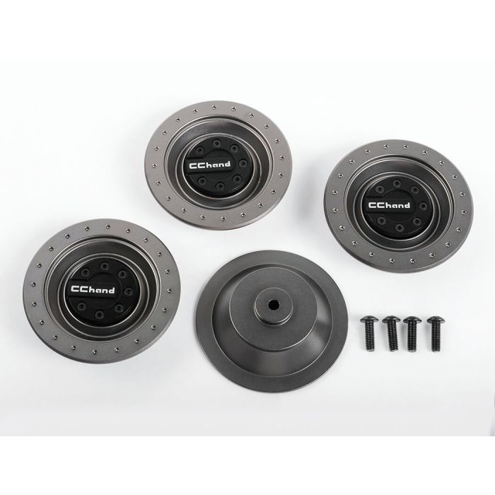RC4WD Armor Wheels For Dji Robomaster (Gunmetal)