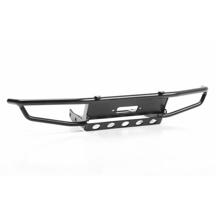 RC4WD Guardian Steel Front Winch Bumper W/Lights For Axial 1/10 SCX10 II UMG10 (Black)