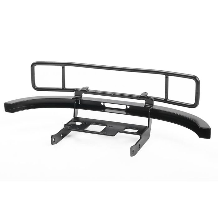 RC4WD Ranch Steel Front Winch Bumper W/ Ipf Lights For Axial 1/10 SCX10 II UMG10 (Black)