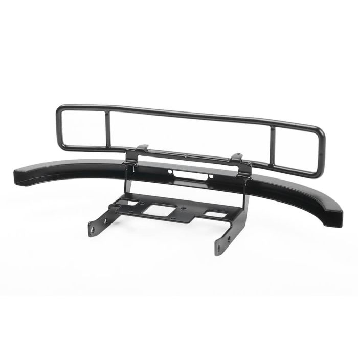 RC4WD Ranch Steel Front Winch Bumper W/ Lights For Axial 1/10 SCX10 II UMG10 (Black)