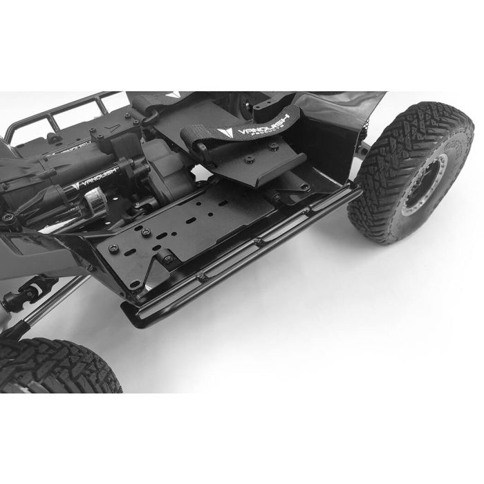 RC4WD Krabs Steel Tube Side Sliders For Vanquish Vs4-10 Origin Body (Black)