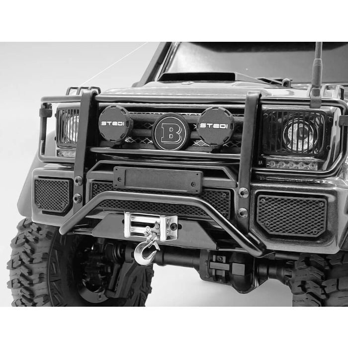 RC4WD Command Front Bumper W/White Lights For Traxxas Mercedes-Benz G63 AMG 6x6