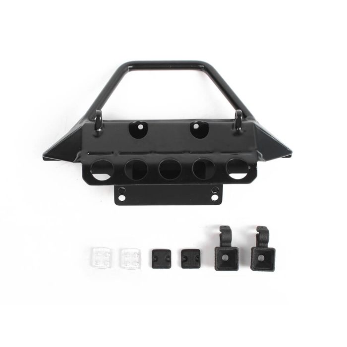 RC4WD Rough Stuff Metal Front Bumper W/Flood Lights For Axial 1/10 SCX10 III Jeep (Gladiator/Wrangler)