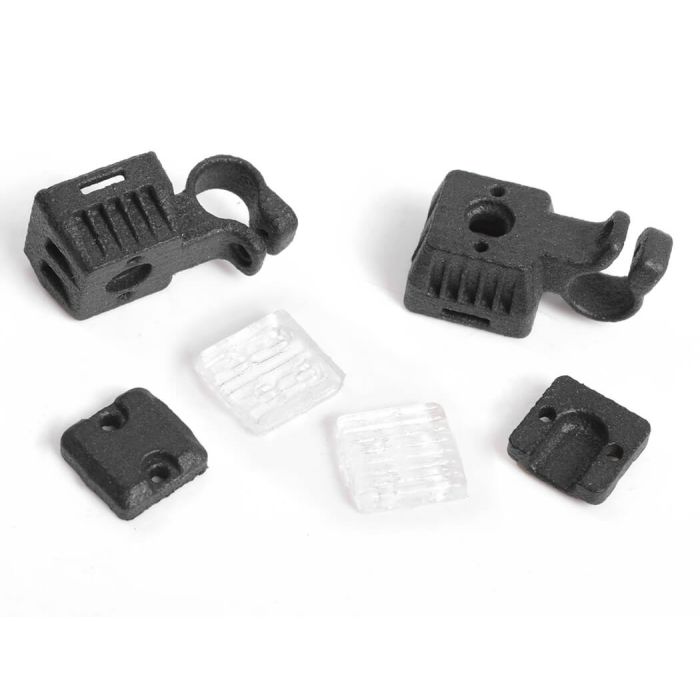 RC4WD Rough Stuff Metal Front Bumper W/Flood Lights For Axial 1/10 SCX10 III Jeep (Gladiator/Wrangler)
