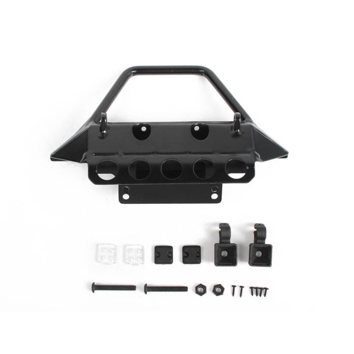 RC4WD Rough Stuff Metal Front Bumper W/Flood Lights For Axial 1/10 SCX10 III Jeep (Gladiator/Wrangler)