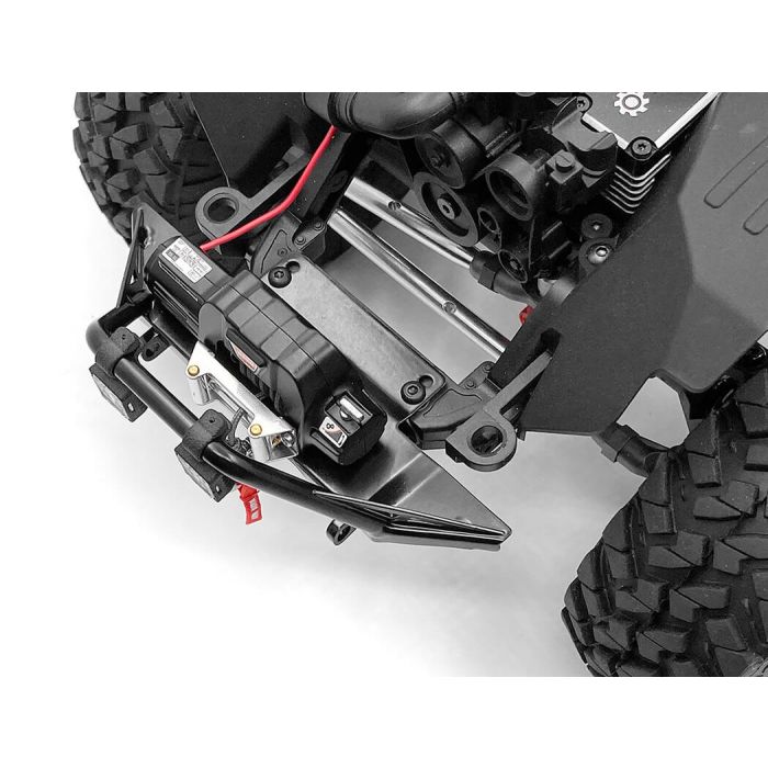 RC4WD Rough Stuff Metal Front Bumper W/Flood Lights For Axial 1/10 SCX10 III Jeep (Gladiator/Wrangler)