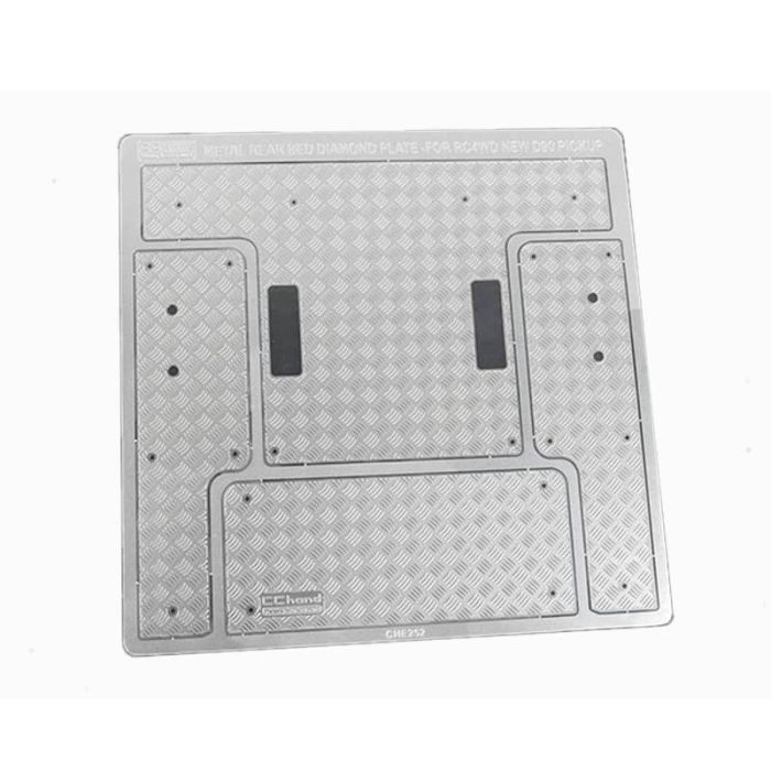 RC4WD Steel Rear Bed Diamond Plates For RC4WD Gelande II 2015 Land Rover Defender D90 (Pick-Up)