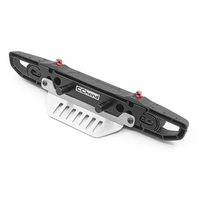 RC4WD OEM Wide Front Bumper W/License Plate Holder + Steering Guard For Axial 1/10 SCX10 III Jeep