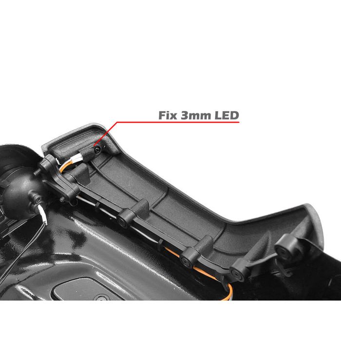 RC4WD Fender Flare Set W/Lights + Led Lighting System For Axial 1/10 SCX10 III Jeep (Glad/Wrang)