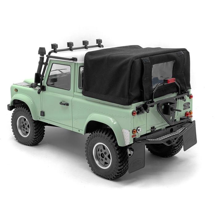 RC4WD Steel Tube Bed Cage W/ Soft Top For Gelande II 2015 Land Rover Defender D90 (Pick-Up) (Black)