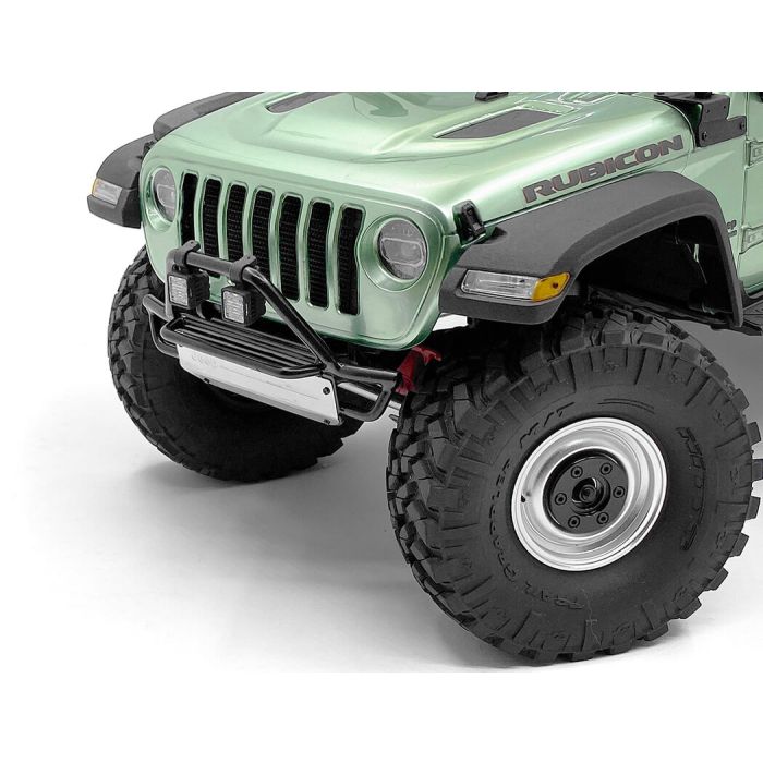 RC4WD Ks Steel Front Bumper W/ Lights For Axial 1/10 SCX10 III Jeep (Gladiator/Wrangler)