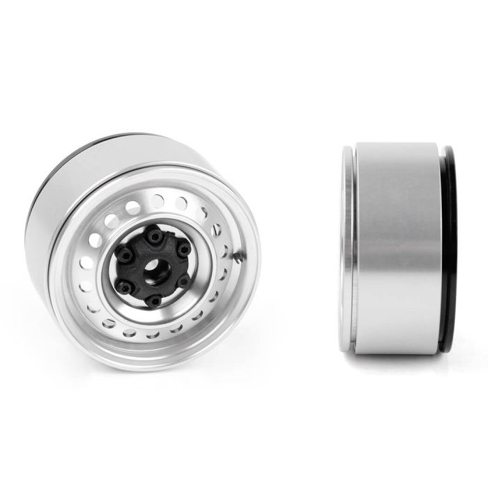 RC4WD Rad 1.9" Aluminium Internal Beadlock Wheels (Silver)