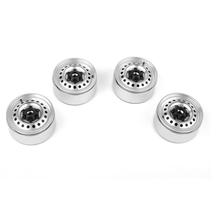 RC4WD Rad 1.9" Aluminium Internal Beadlock Wheels (Silver)