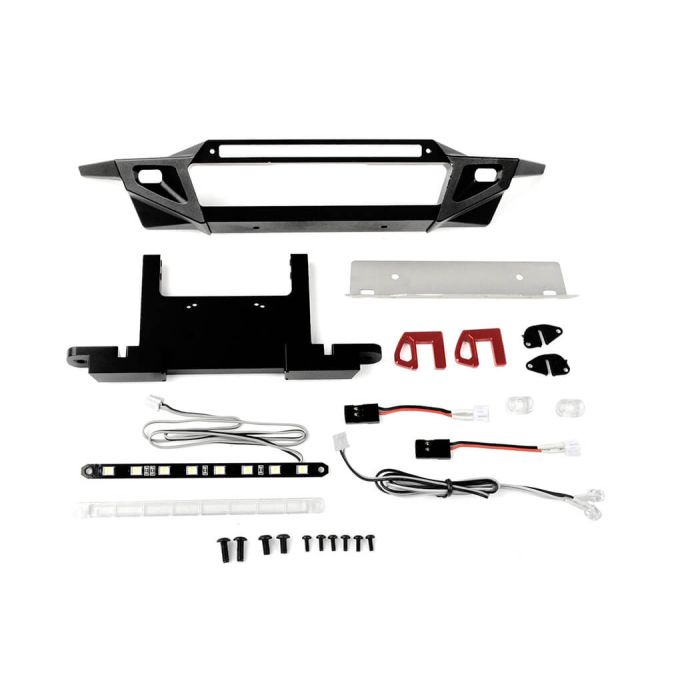 RC4WD Rook Metal Front Bumper With Led For Traxxas TRX-4 2021 Bronco