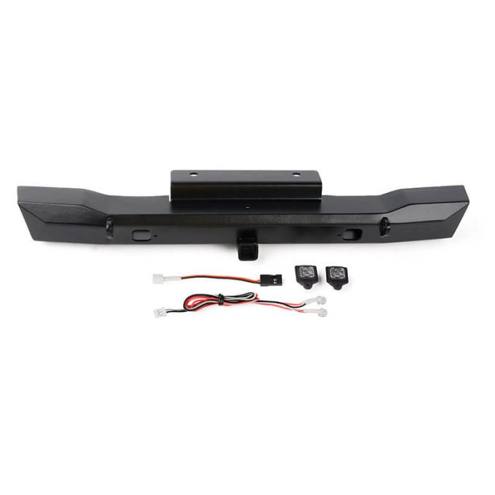 RC4WD Eon Metal Rear Hitch Bumper W/Led For Axial SCX6 Jeep Wrangler Jlu