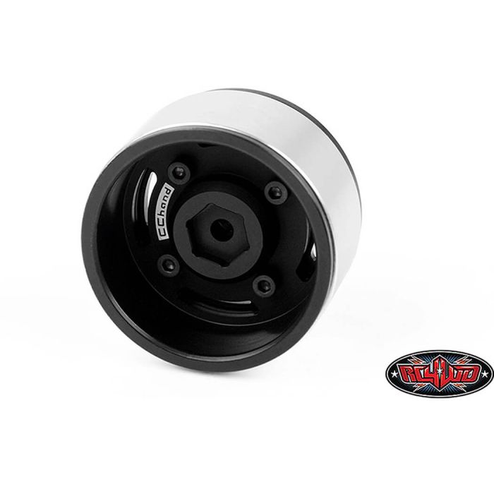 RC4WD Analog 1.9'' Aluminium Cap Wheels (Black)