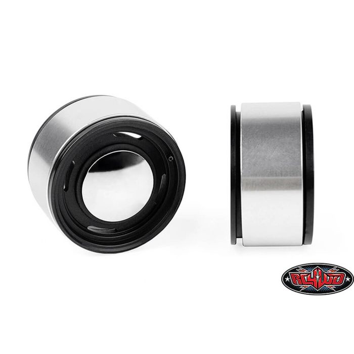 RC4WD Analog 1.9'' Aluminium Cap Wheels (Black)