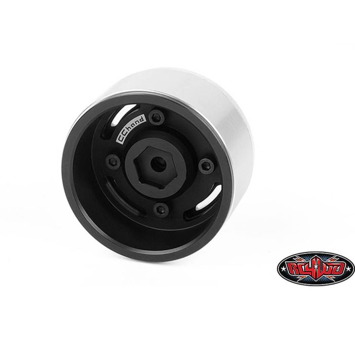 RC4WD Analog 1.9'' Aluminium Cap Wheels (White)