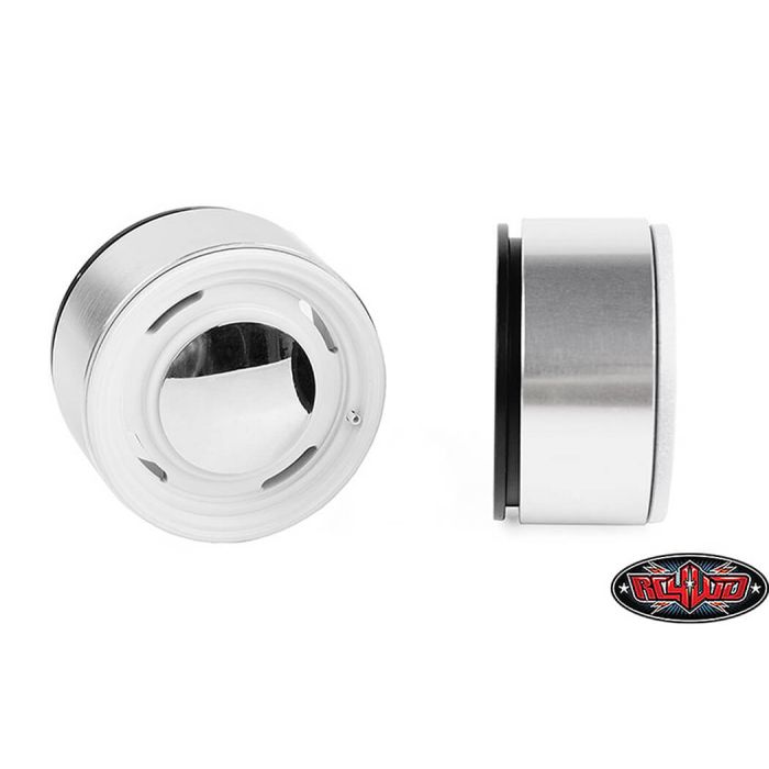 RC4WD Analog 1.9'' Aluminium Cap Wheels (White)