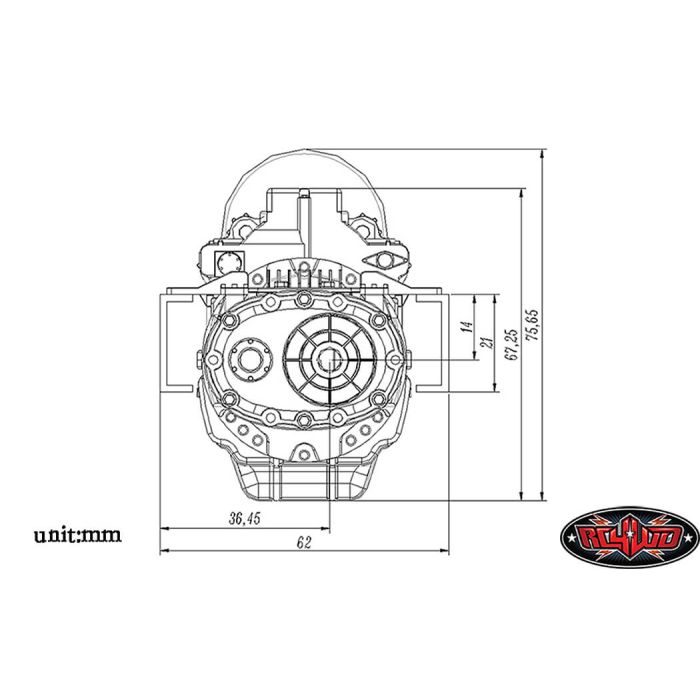 RC4WD Ecodrive 1/14 Cvt Automatic Transmission For Tamiya 1/14 Semi Trucks