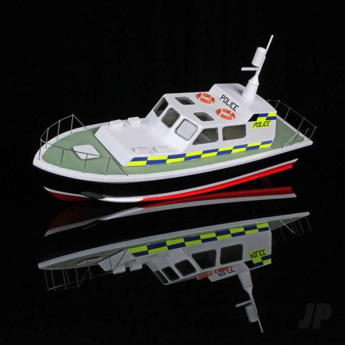 Humphrey Police Launch Boat (410mm) | Wood RC Model Kit