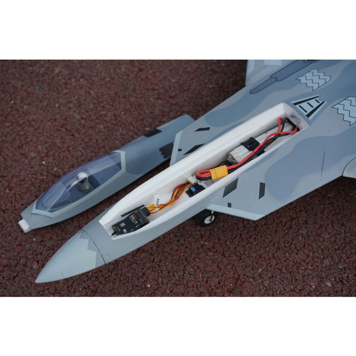 Xfly F-22 (702mm) Twin EDF RC Jet ARTF (no Tx/Rx/Batt/Cgr)