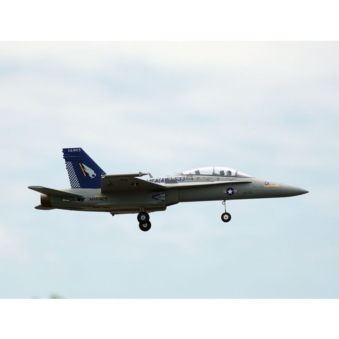 XFLY F-18 Hornet (705mm) ARTF (no Tx/Rx/Batt/Cgr) Twin EDF RC Fighter Jet