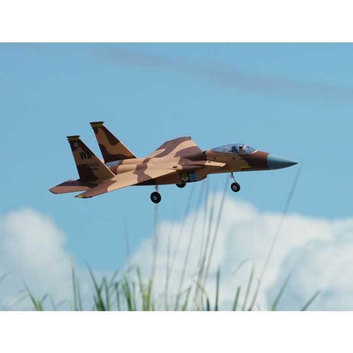 XFLY F-15 Eagle (710mm) ARTF (no Tx/Rx/Batt/Cgr) Twin EDF RC Fighter Jet – Desert