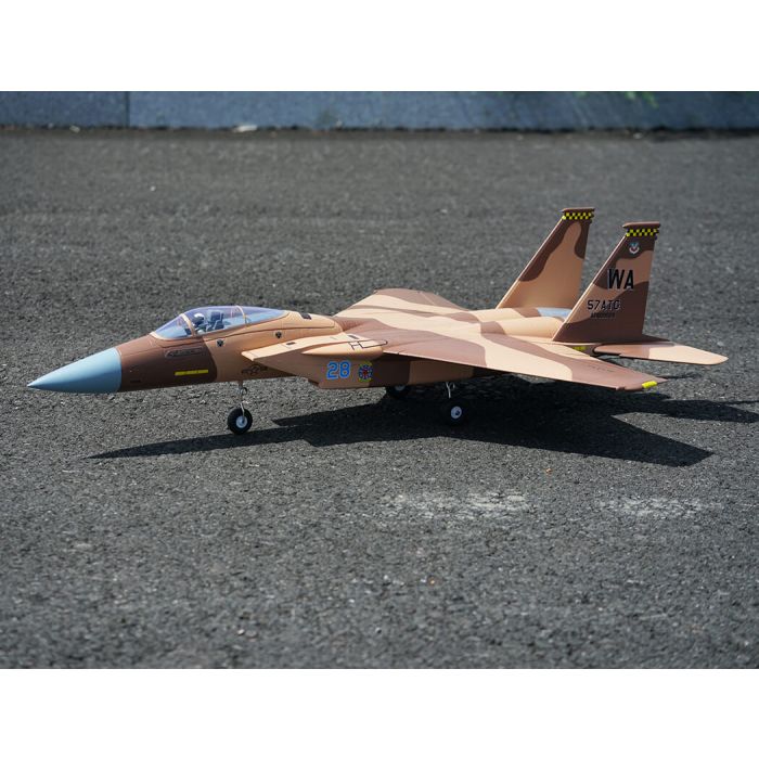 XFLY F-15 Eagle (710mm) ARTF (no Tx/Rx/Batt/Cgr) Twin EDF RC Fighter Jet – Desert