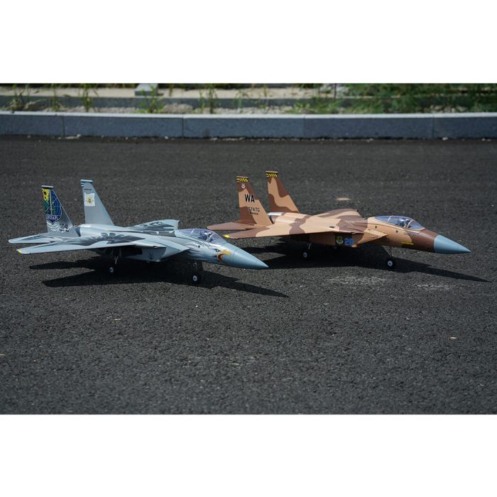 XFLY F-15 Eagle (710mm) ARTF (no Tx/Rx/Batt/Cgr) Twin EDF RC Fighter Jet – Grey