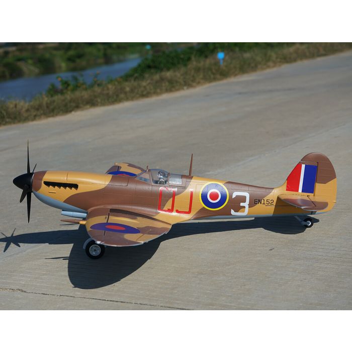 Xfly Supermarine Spitfire MkIX (1200mm) ARTF (no Tx/Rx/Batt) RC Plane - Brown