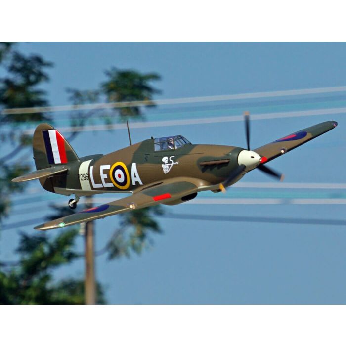 Xfly Hawker Hurricane Mk1 ARTF (no Tx/Rx/Batt) RC Plane – Brown