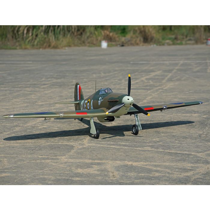 Xfly Hawker Hurricane Mk1 ARTF (no Tx/Rx/Batt) RC Plane – Brown