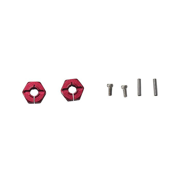 X-Rider Flamingo 6mm Hex. Hub Set(Metal,Red)