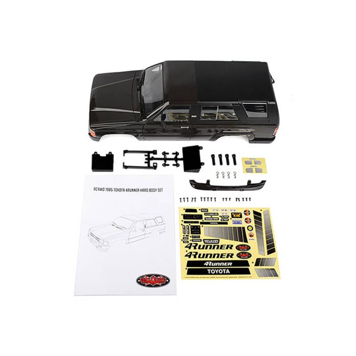 RC4WD 1985 Toyota 4runner Hard Body Complete Set (Black)