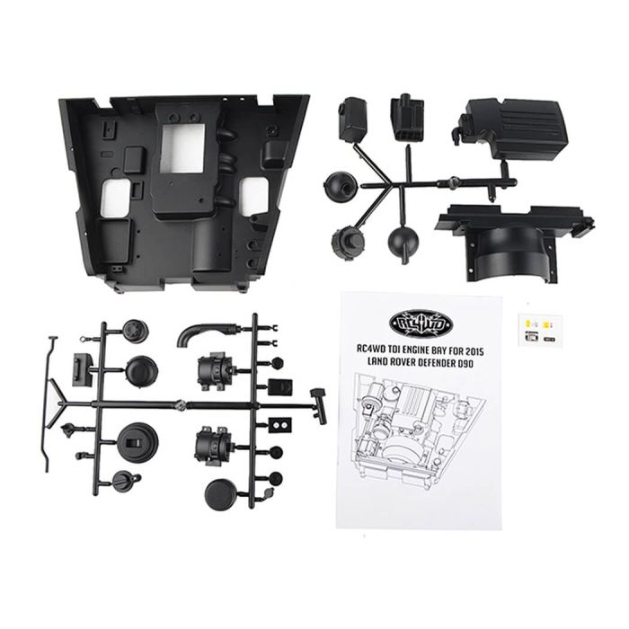 RC4WD TDI Engine Bay For 2015 Land Rover Defender D90