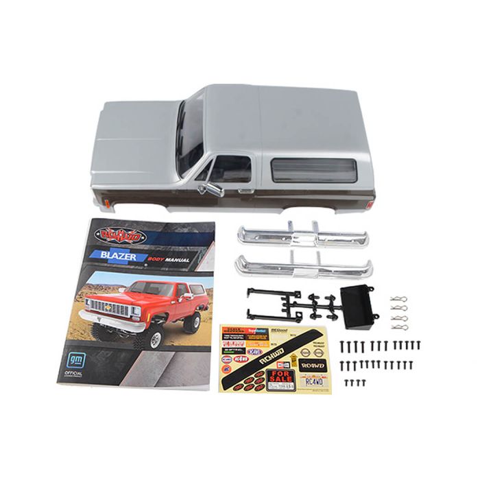 RC4WD Chevrolet Blazer Hard Body Complete Set (Silver/Grey)