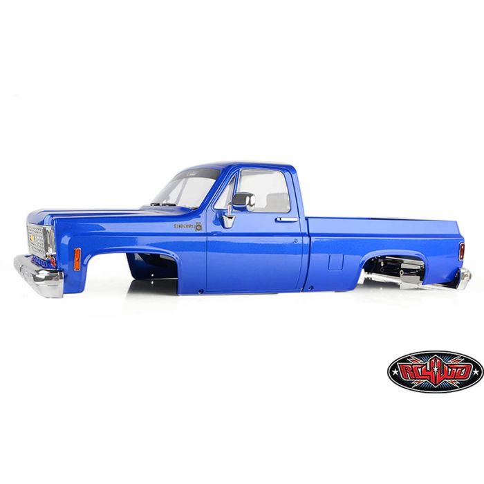 RC4WD 1:10 Chevrolet K10 Scottsdale RC Car Hard Body Set (Blue)