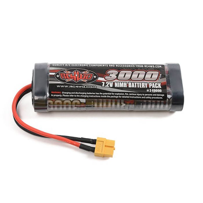 RC4WD 3000mAh 7.2v NiMH RC Car Battery Pack w/XT60 Connector
