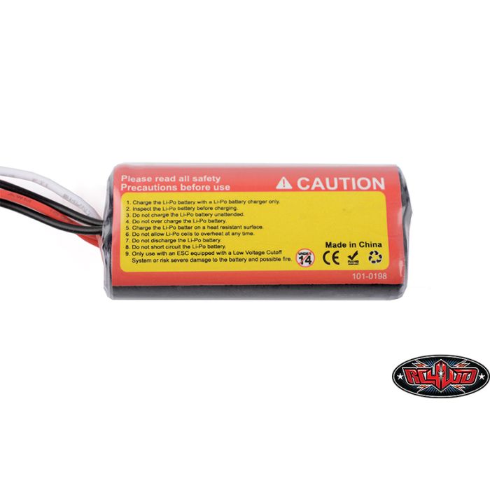 RC4WD 7.4V 320mAh Lithium Ion Battery w/ BEC & Balance Plug Connector