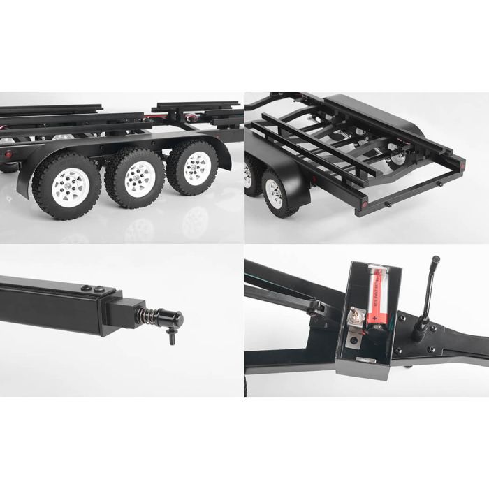 RC4WD Bigdog 1/10 Tri Axle Widebody Scale Boat Trailer