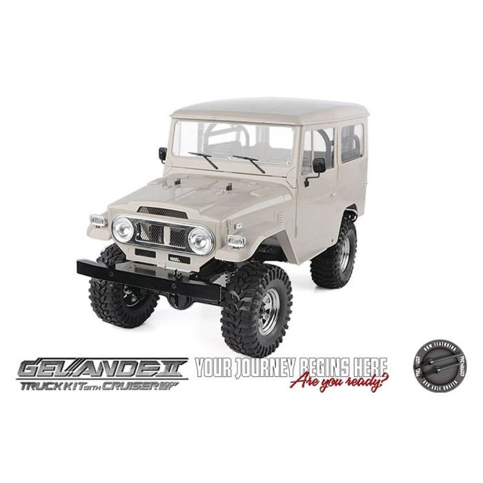 RC4WD Gelande 2 RC Crawler Truck Kit w/2025 Cruiser Body Set