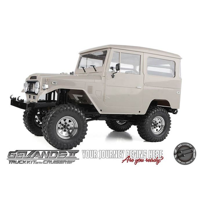 RC4WD Gelande 2 RC Crawler Truck Kit w/2025 Cruiser Body Set
