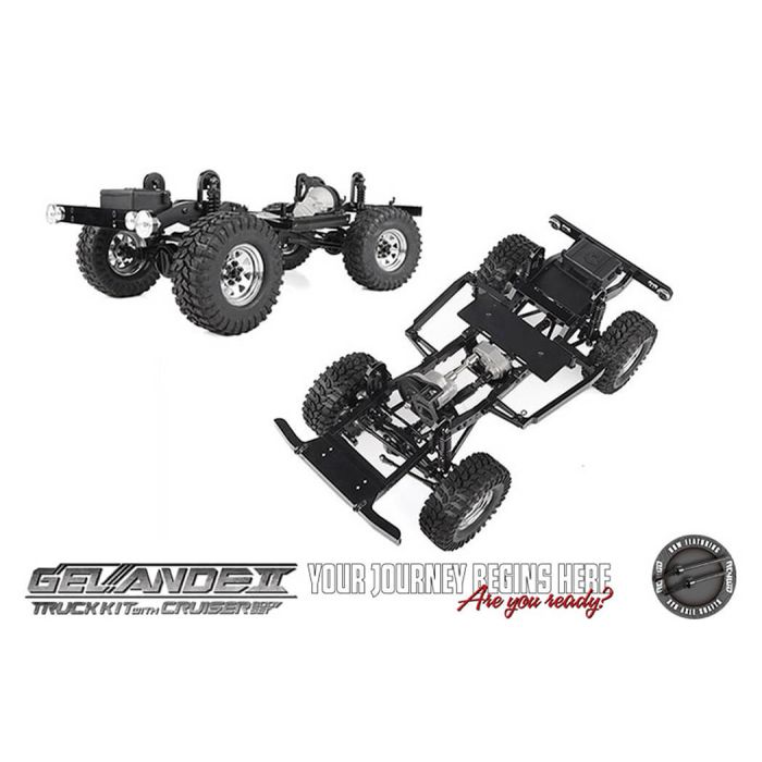 RC4WD Gelande 2 RC Crawler Truck Kit w/2025 Cruiser Body Set