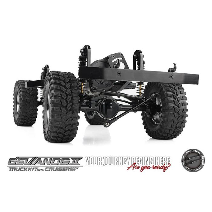 RC4WD Gelande 2 RC Crawler Truck Kit w/2025 Cruiser Body Set